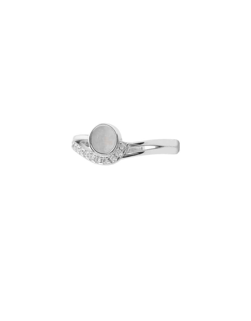Minimalist Silver Toe Rings with Crystal Detailing