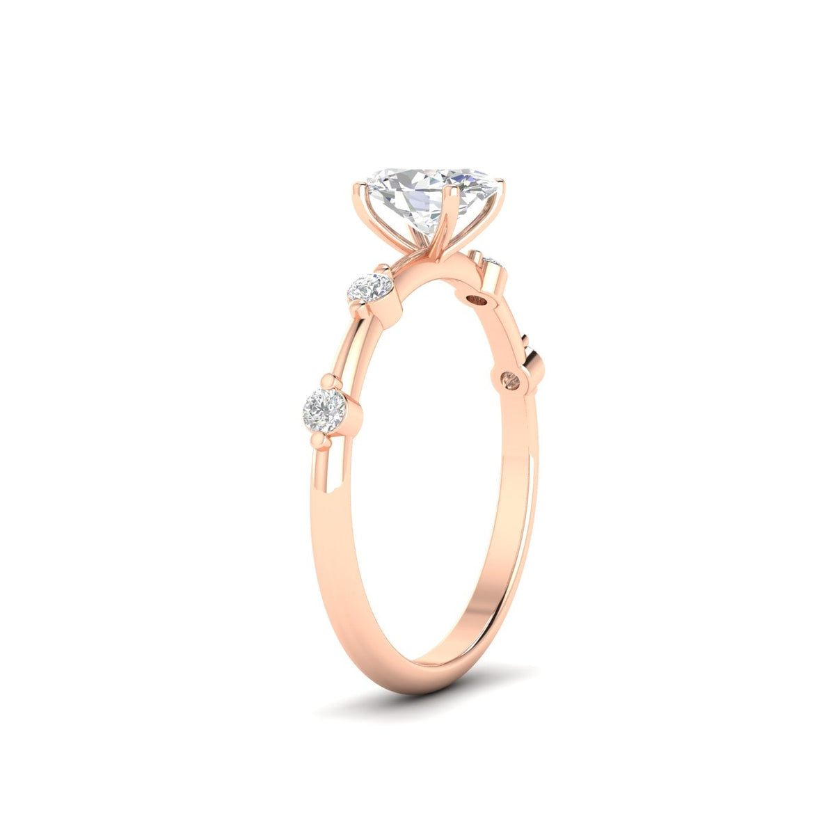 1.21 Ct Oval Cut Moissanite Solitaire Engagement Ring 14K Yellow Gold Plated