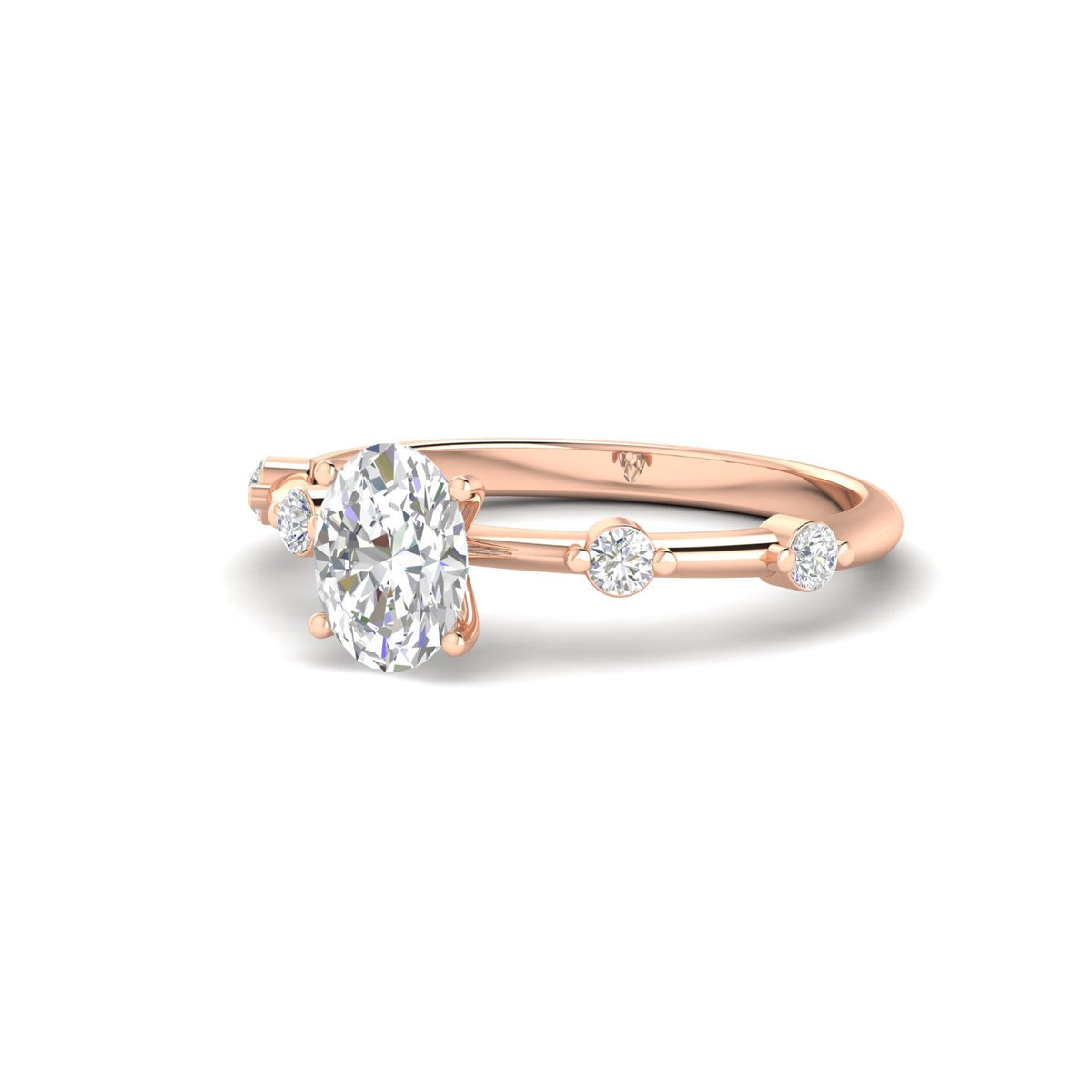 1.21 Ct Oval Cut Moissanite Solitaire Engagement Ring 14K Yellow Gold Plated