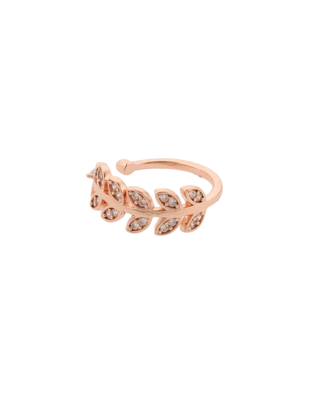 Rose Gold Adjustable CZ Toe Rings – Elegant and Stylish Design