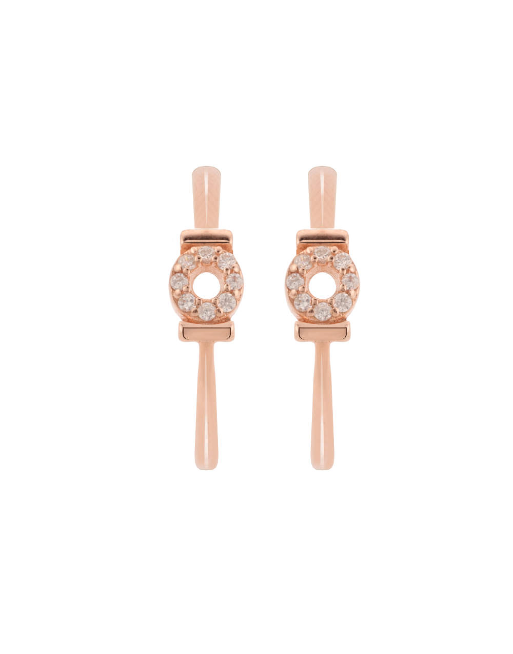 Shimmer Petal Toe Rings – Rose Gold Plated, Open Design