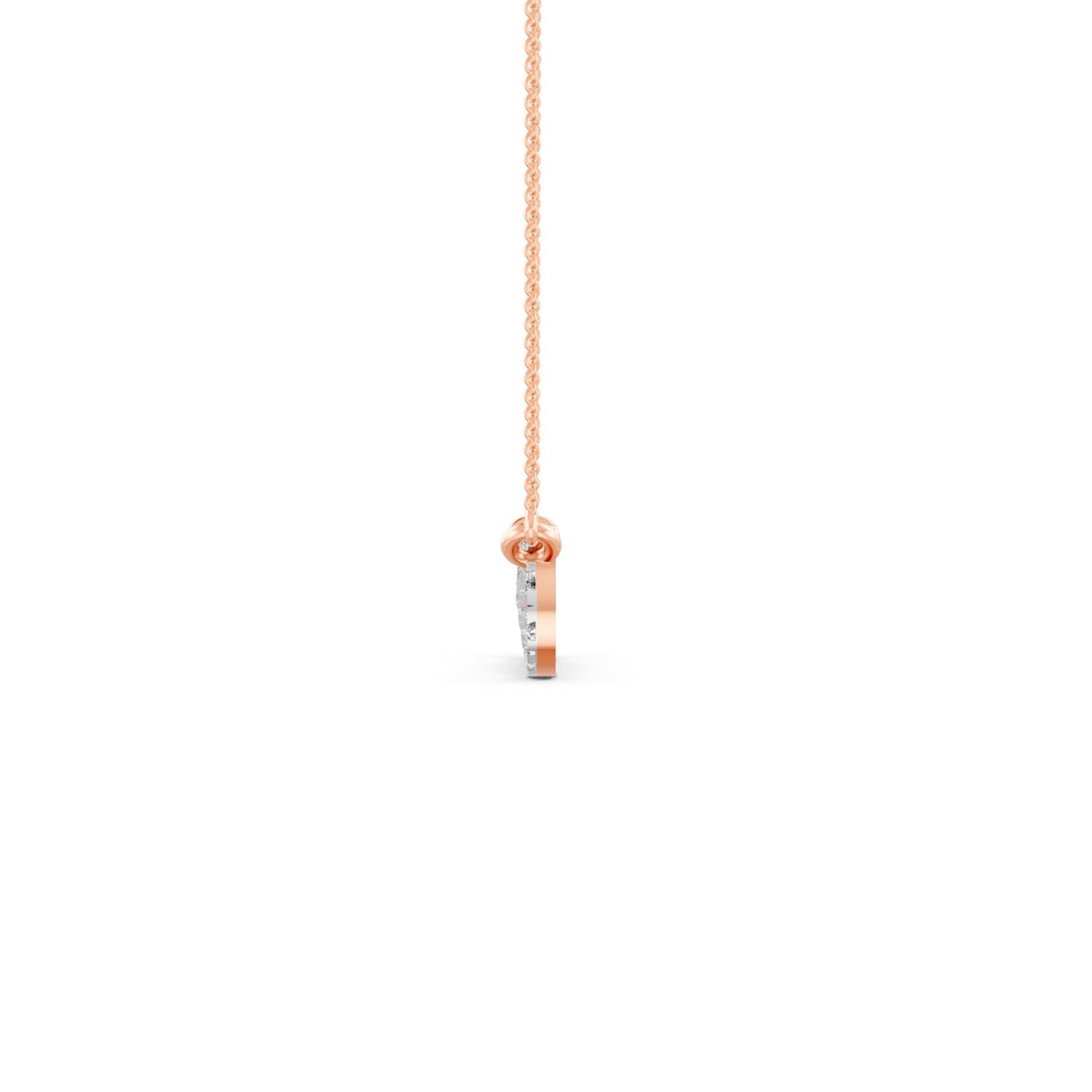 0.33Ct Round Cut Moissanite Infinity Pendant Necklace 14K Yellow Gold Plated