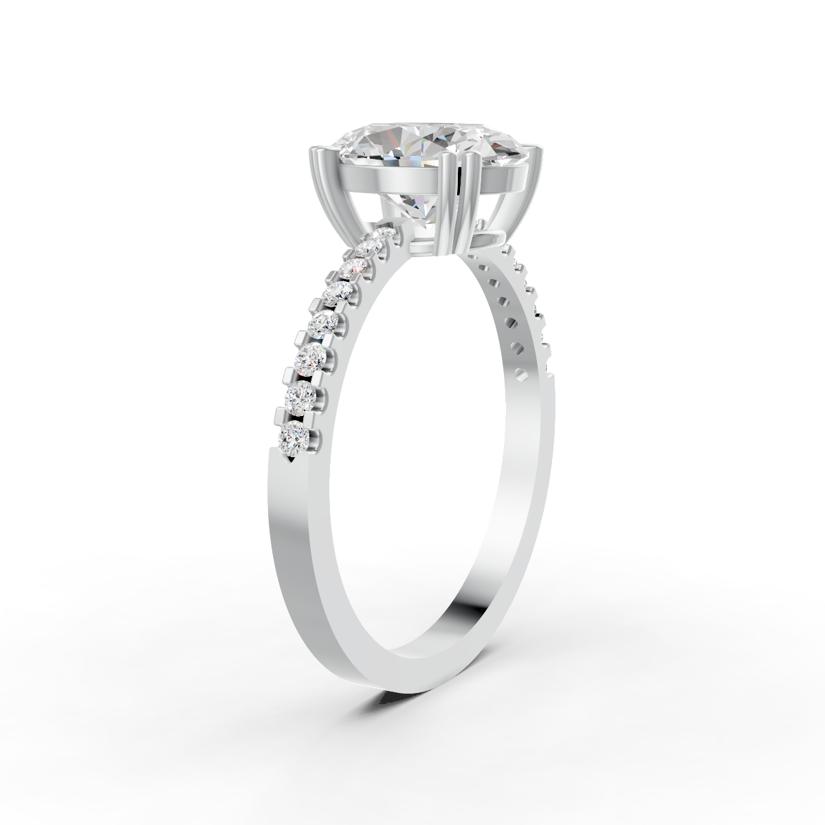 1.85Ct Oval Cut Moissanite Women Engagement Ring 14K Yellow Gold Plated