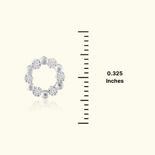 Moonbeam Silver Studs