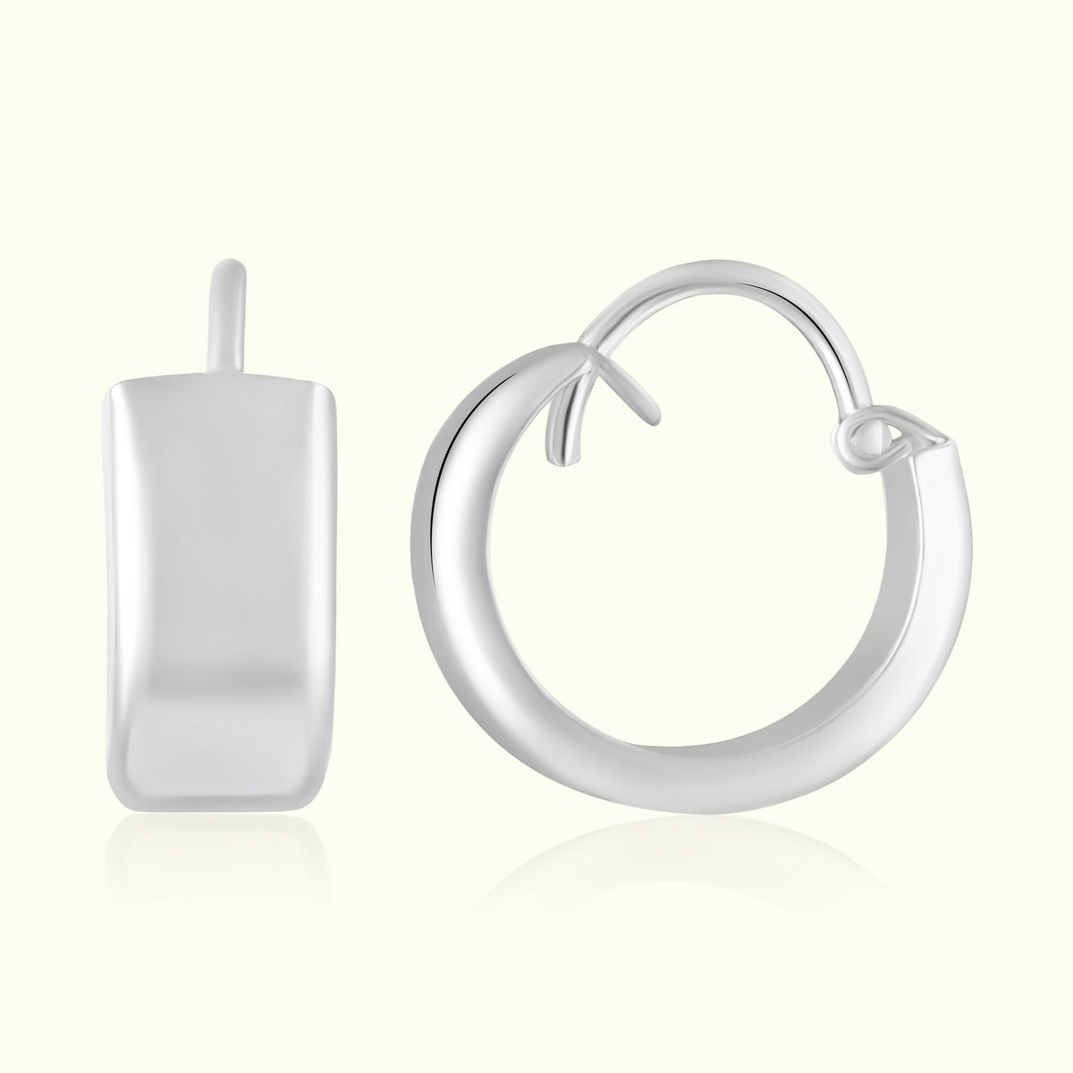 Plain Flat Silver Bali