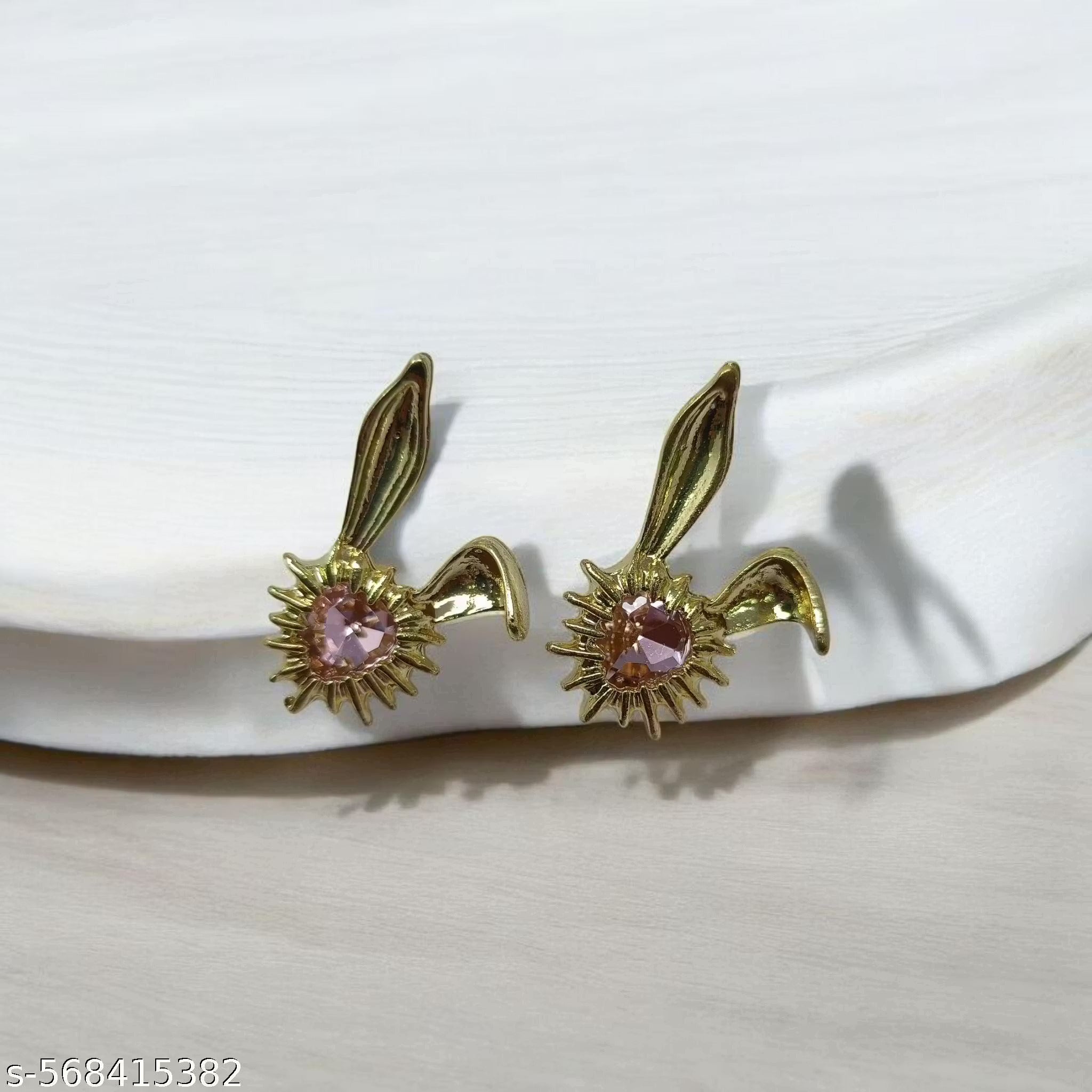 astria-jewellery-designer-gold-plated-statement-earrings-for-women-contemporary-ethnic-drop-earrings-party-festive-jewellery