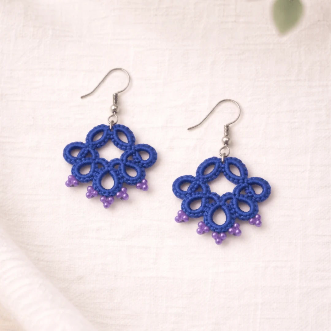Indigo Glint Earrings