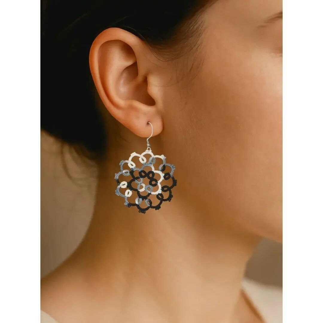 Monochrome Melody Earrings