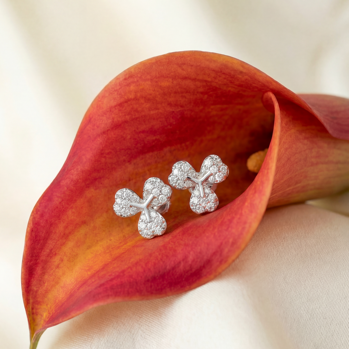 Cloveria 92.5 Silver Studs