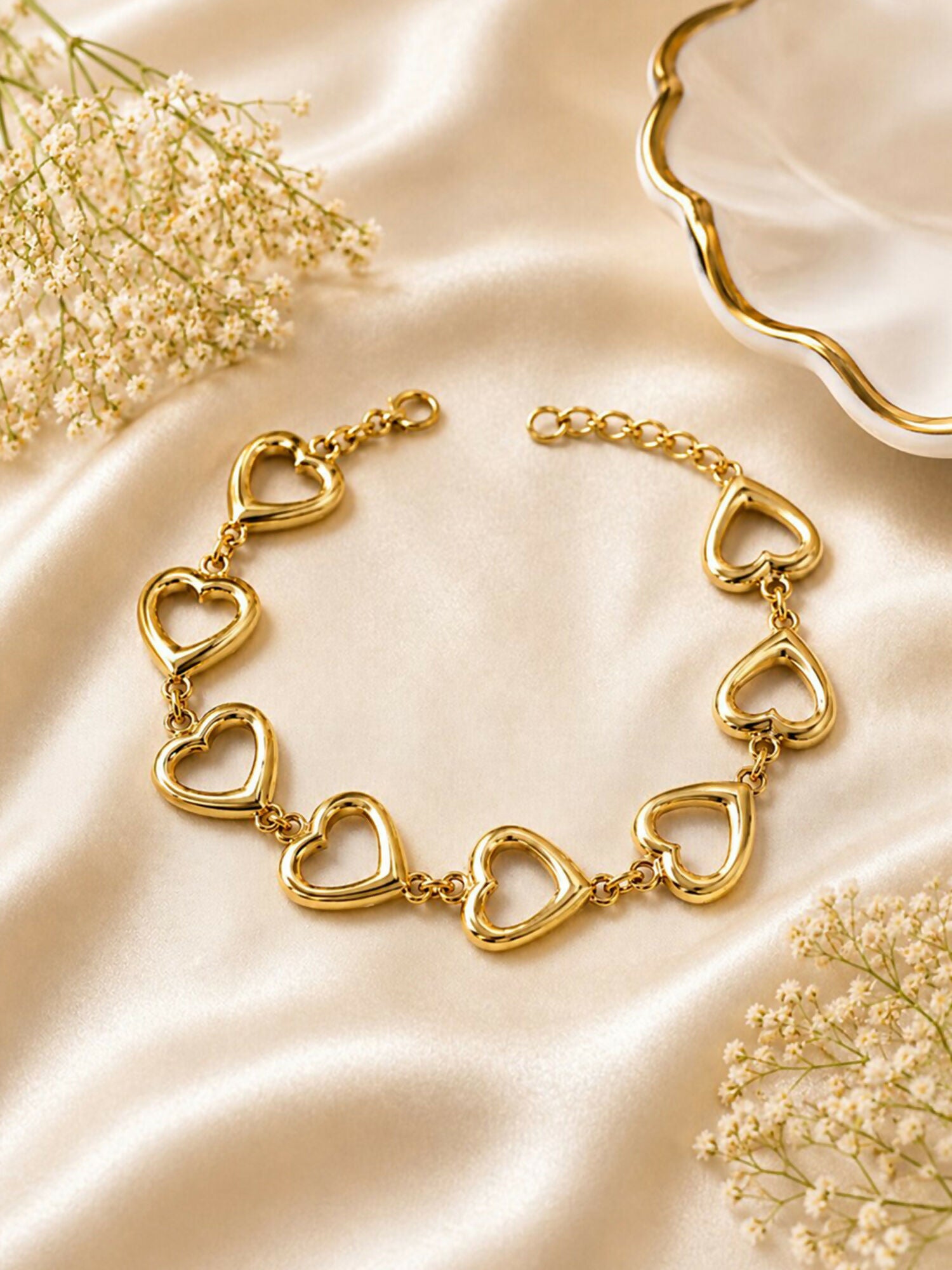 Heart Link Chain Necklace