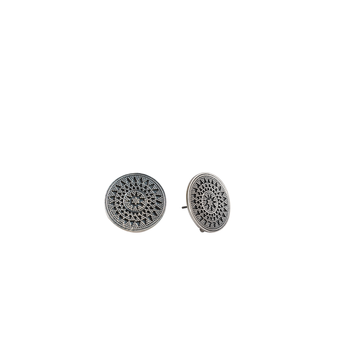 925 Sterling Silver Antique Finish Earrings for Women | Classic Designer Silver Earrings | Traditional Party Wear Jewelry