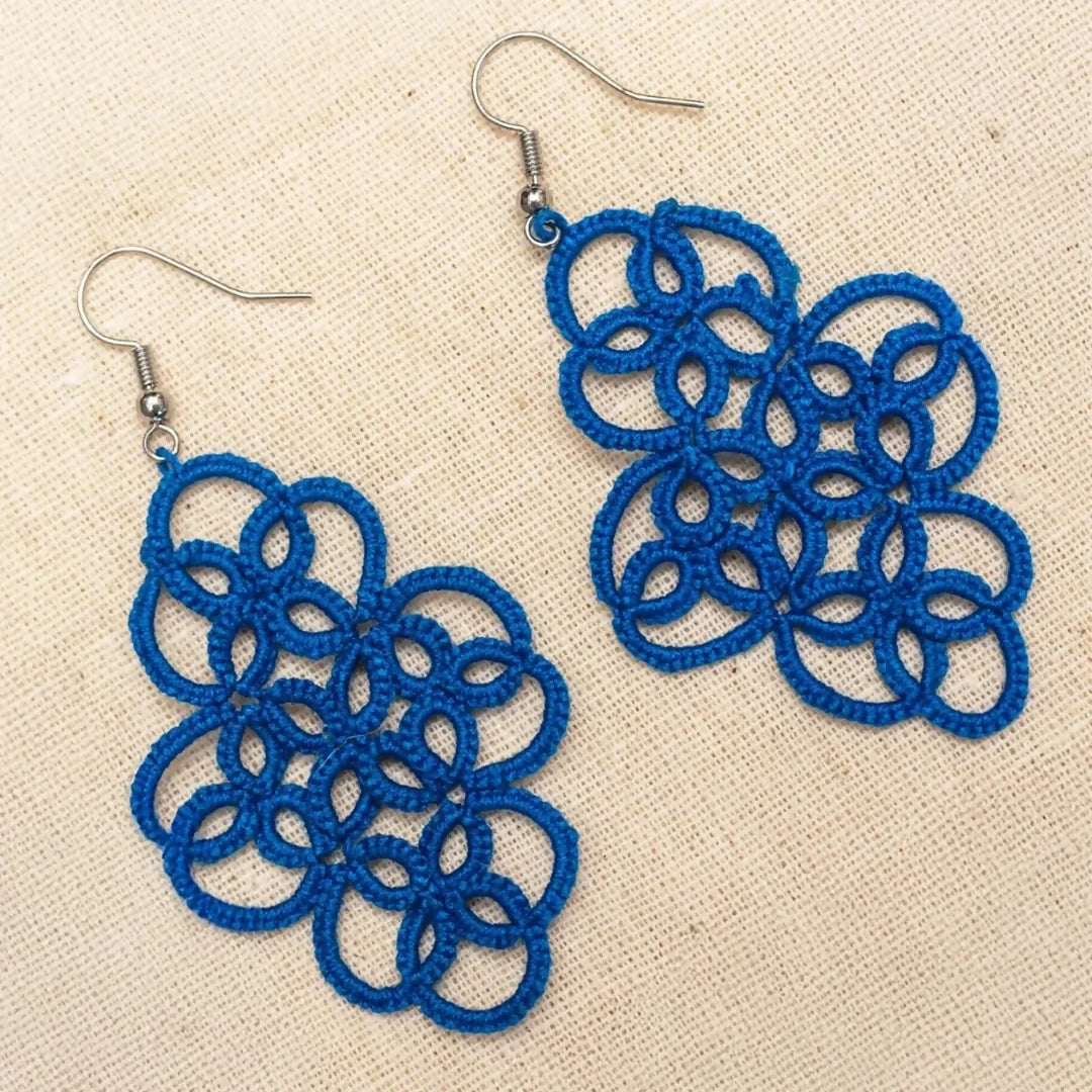 Navy Nightfall Earrings