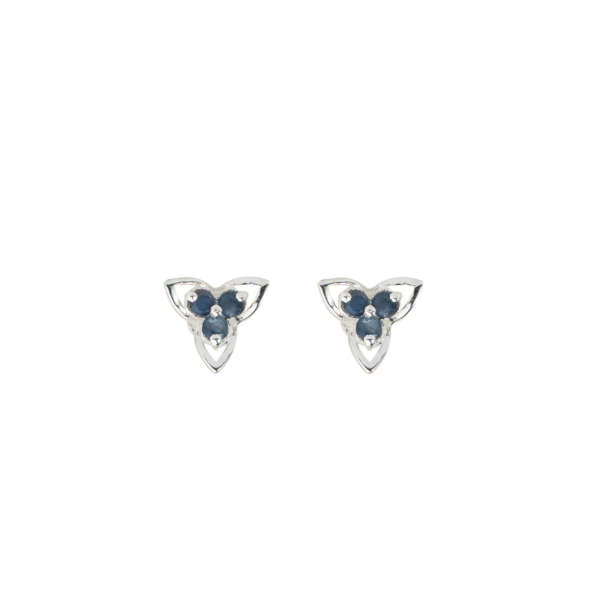 925 Sterling Silver Blue Sapphire Earrings for Women | Deep Blue Gemstone Drop Earrings | High Polish Party Wear Jewelry